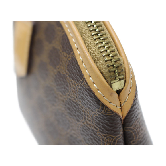 Celine Macadam Pattern Pouch Compact Brown - Picture 9 of 10